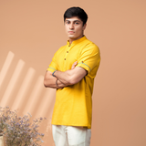 The lemon mustard shirt kurta